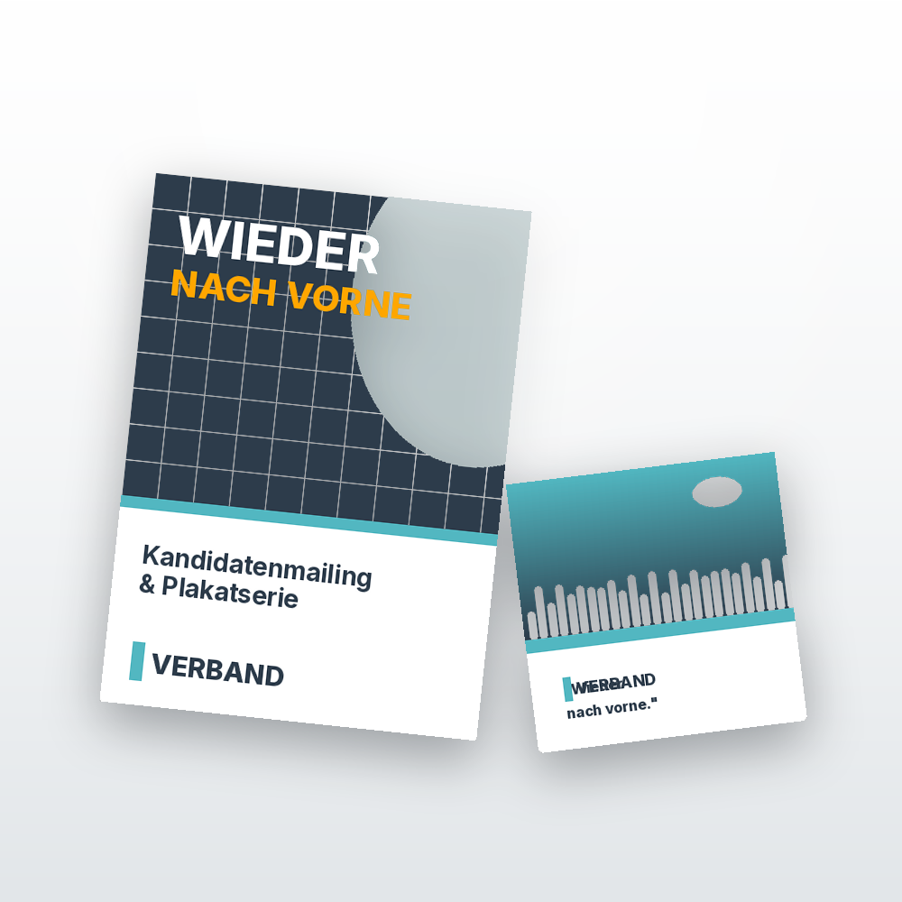 Kampagne "Wieder nach vorne" — Plakatserie